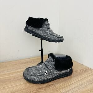 Hey Dude Brit Boho Cookies And Cream Slip On Bootie Women’s Size 8